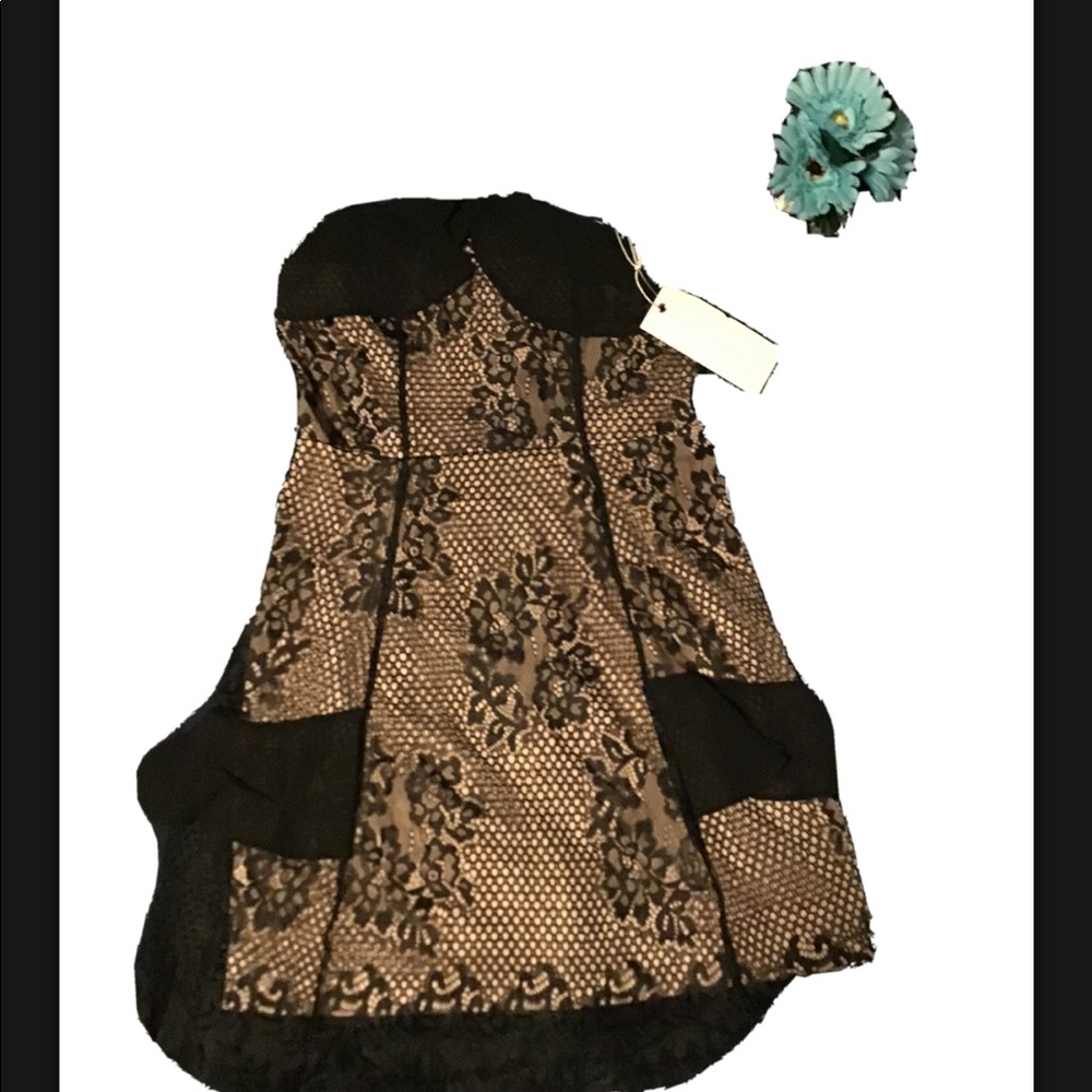 Dress (Black&Nude) Size S